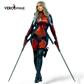 Lady Deadpool Cosplay Costume For Women and Girls